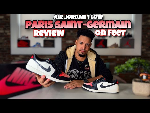 Air Jordan 1 Low PSG - Review & On Feet - YouTube