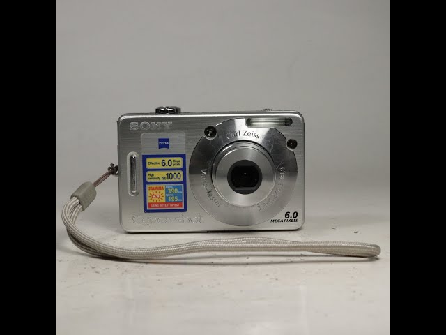 Sony Cyber-shot DSC-W50 Digital Camera with box and accessories