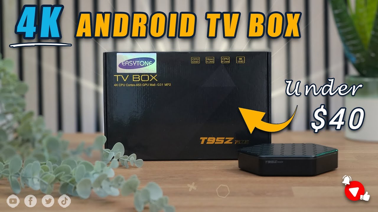 4K Android TV Box Under $40 | T95Z Plus Full Review! - YouTube