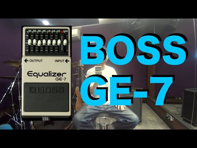 イコライザーを使ってみたいんです！BOSS「GE-7」のご紹介！！ - YouTube