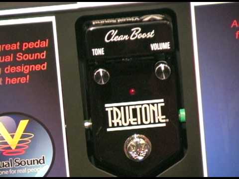 Visual Sound Truetone Clean Boost Guitar Pedal Summer NAMM Demo