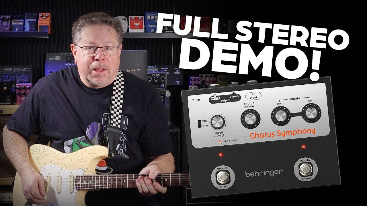 Behringer Chorus Symphony FULL STEREO DEMO - YouTube