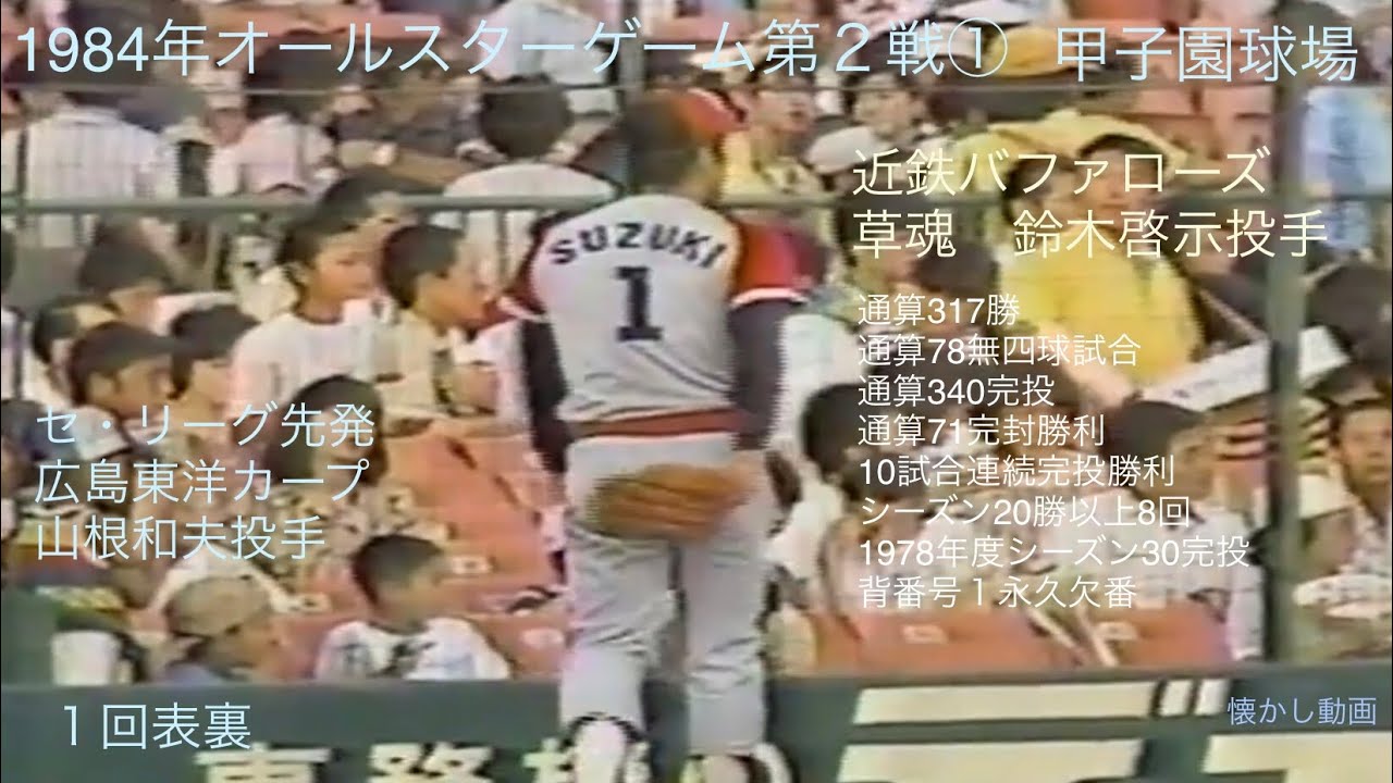 317勝投手 鈴木啓示 近鉄バファローズ - YouTube