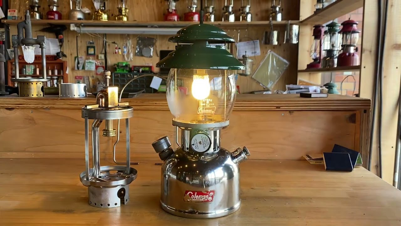 Oct.1963 Coleman 202 点火動画 vintage lantern Ignition video
