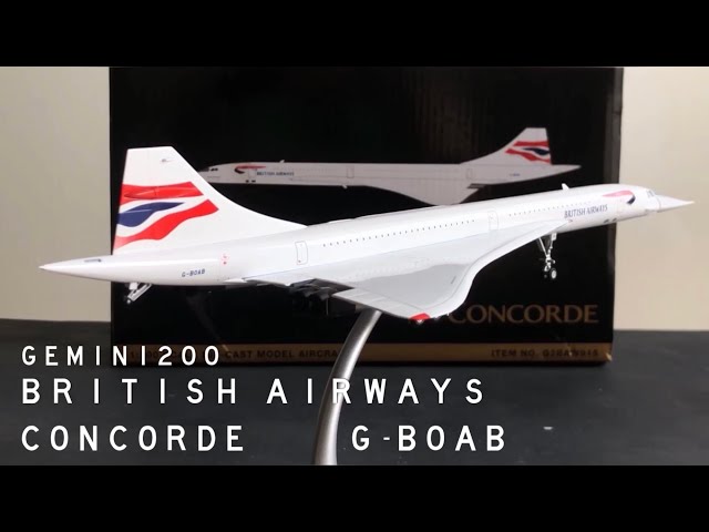 British Airways Concorde by Gemini200 / G-BOAB / Unboxing & Review