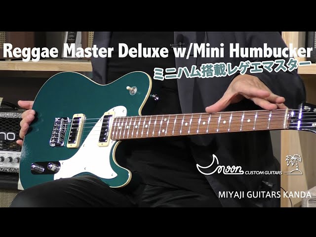Moon RM-MH II Reggae Master Deluxe w/Mini Humbucker (Blue