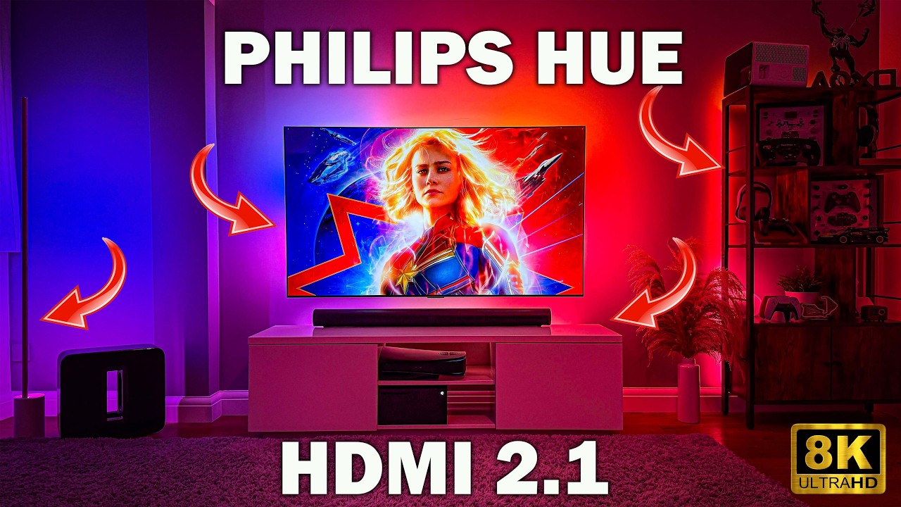 NEW Philips Hue Play HDMI 2.1 Sync Box 8K IS FINALLY HERE! - YouTube