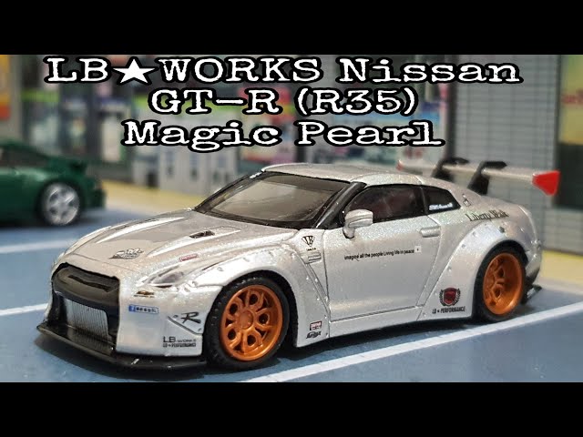 MINI GT LB-WORKS Nissan GT-R (R35) Magic Pearl (Rare) / No. 85