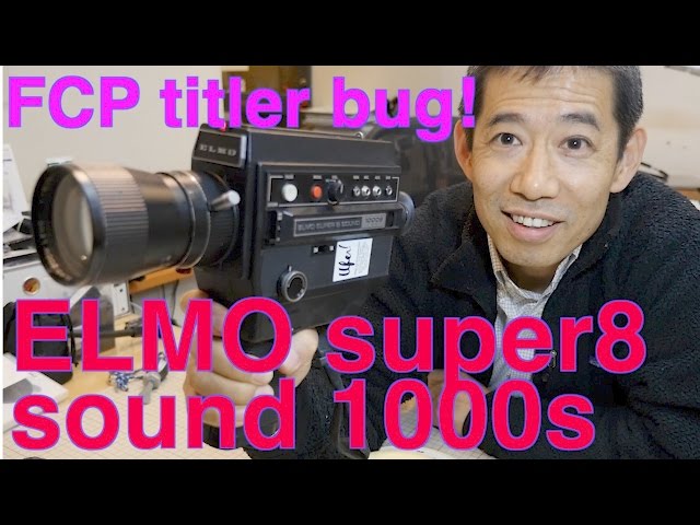 ELMO super8, 8ミリフィルム FCP title bug Ufer! VLOG 73 - YouTube
