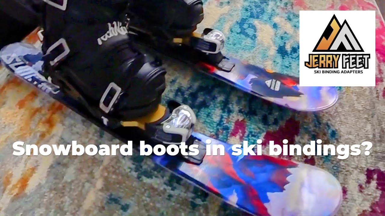 Jerry Feet - Step into Ski Bindings with Snowboard Boots using Ski