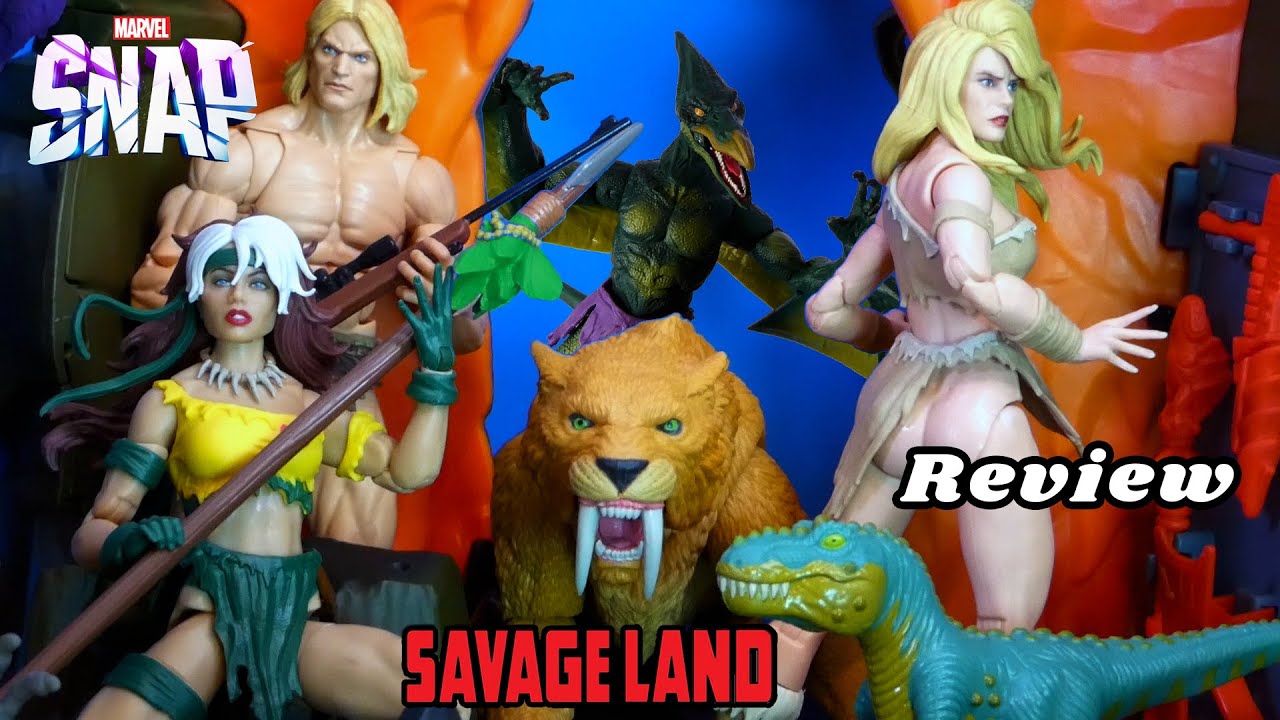 Marvel Legends Savage Land Sauron Shanna Rogue 3-Pack Review