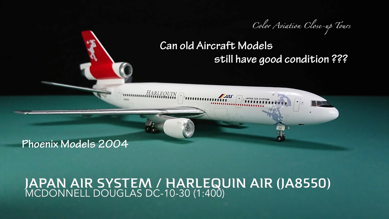 1:400 Japan Air System JAS / Harlequin Air JA8550 DC10-30 Phoenix