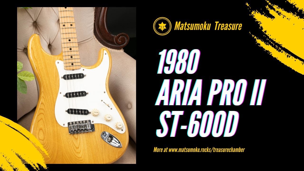 1980 ARIA PRO II ST-600N DEMO (MATSUMOKU) - YouTube