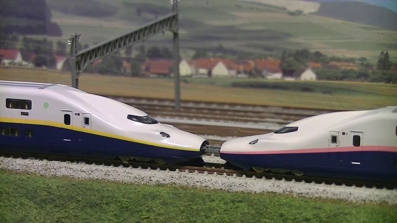 KATO E4系新幹線 MAX 16両「MAXとき」＋イエロー - YouTube