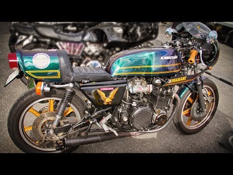 Kawasaki Z Cafe Racer with SOLEX Carburetor - YouTube