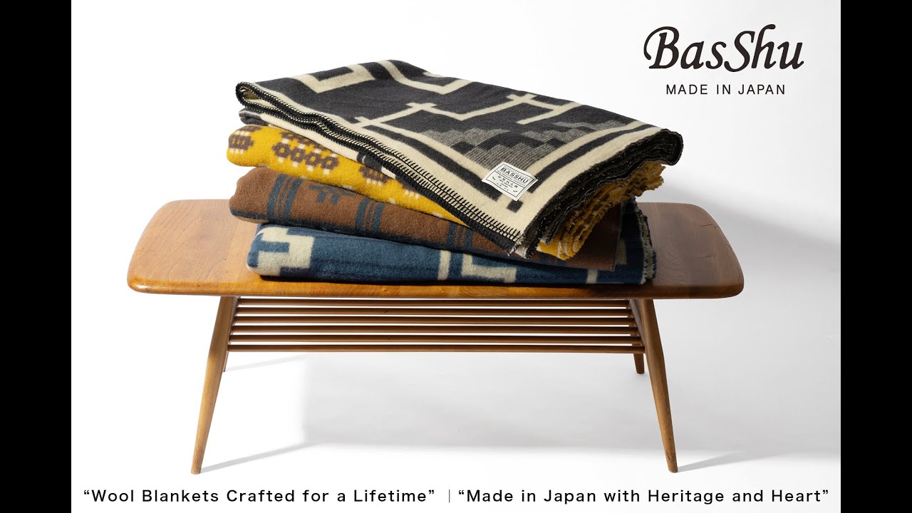 Basshu Wool Blanket｜職人が仕立てた、日本製ウールブランケットの