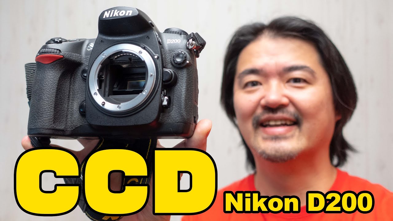 CCDセンサー 名機 Nikon D200 ショット数 約50,000回超 久しぶりにCCD