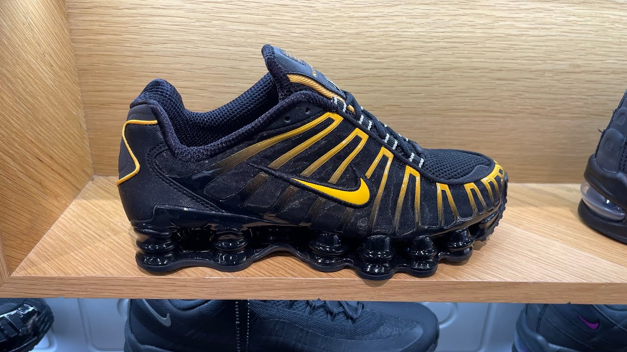 Nike Shox TL (Black/ University Gold) - Style Code: AV3595-013