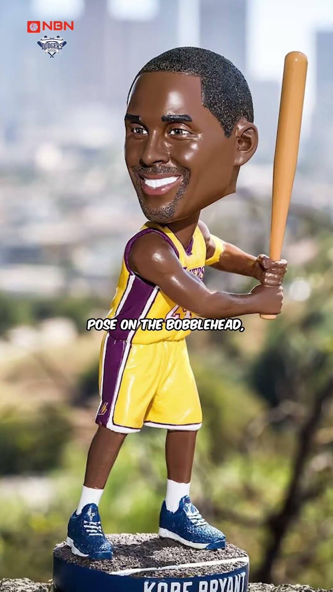 Dodgers share a first look at Kobe Bryant's first team bobblehead