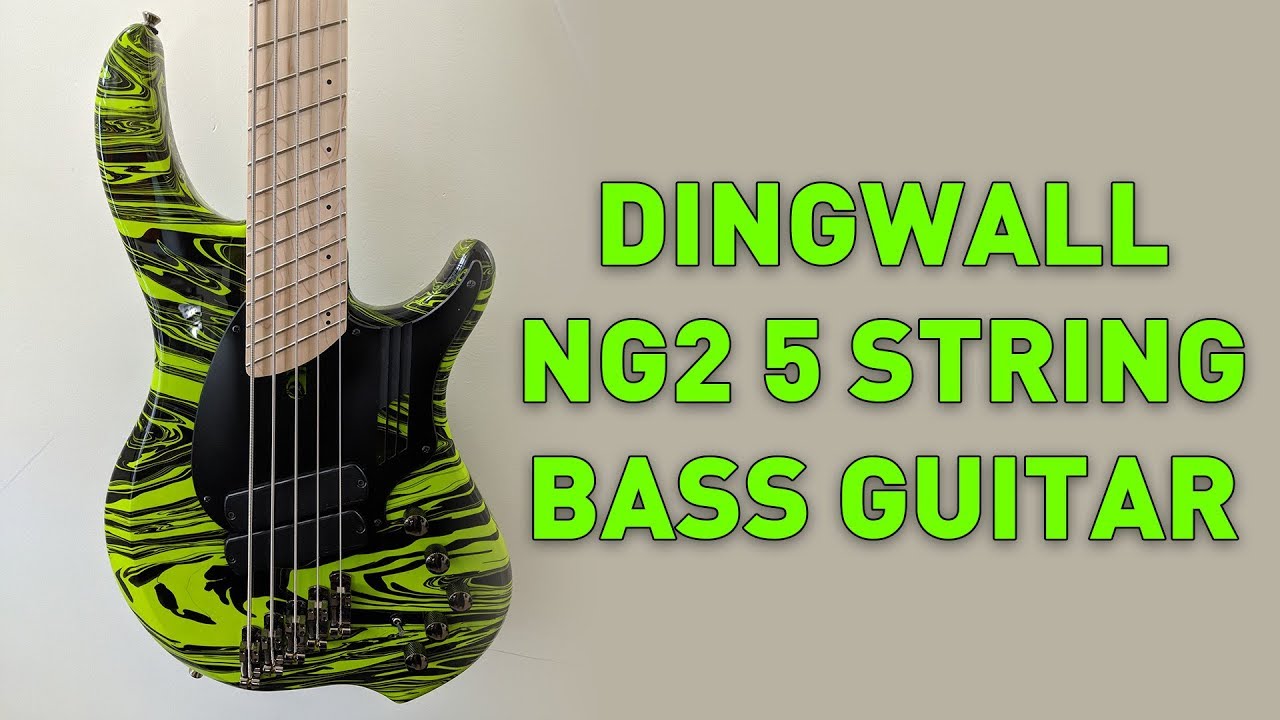 My Dream Bass Guitar! Dingwall NG2 5 String Bass in Ferrari Green