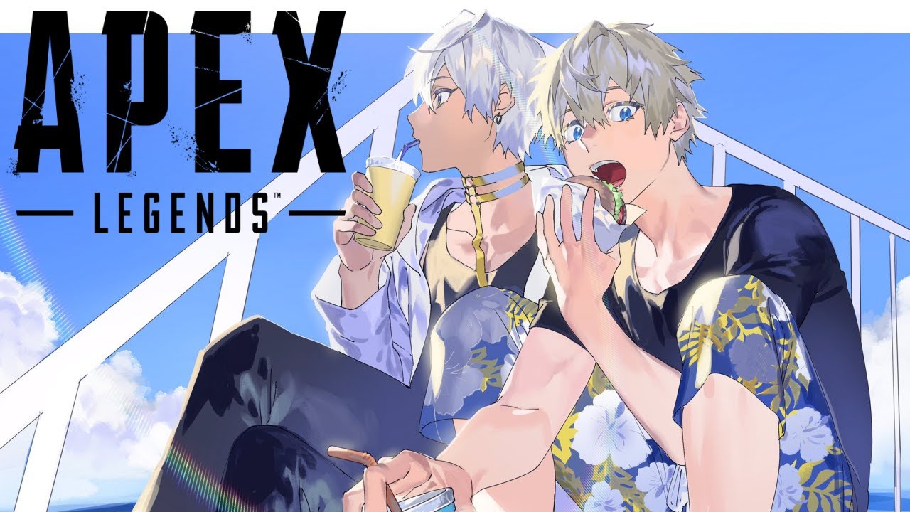 APEX】ヒムとV最協ガチ練習ランクマ～～!!【にじさんじ/エクス