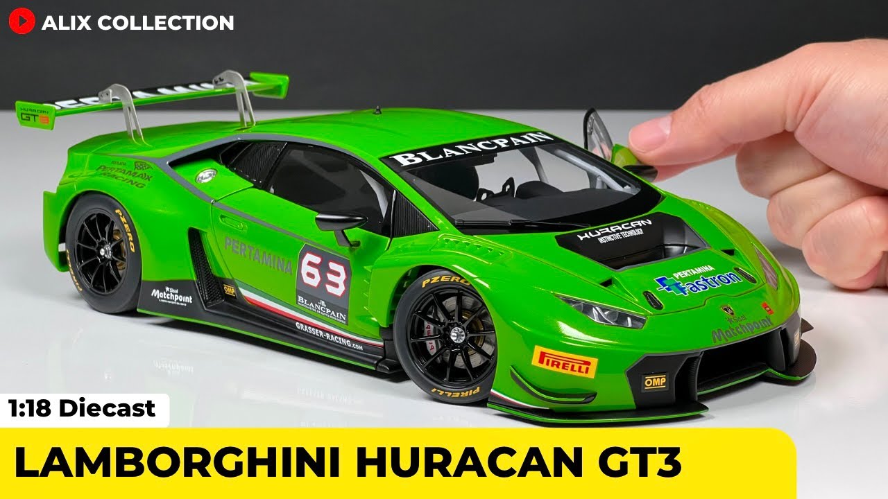 Unboxing of Lamborghini Huracan GT3 1:18 Diecast Model Car by