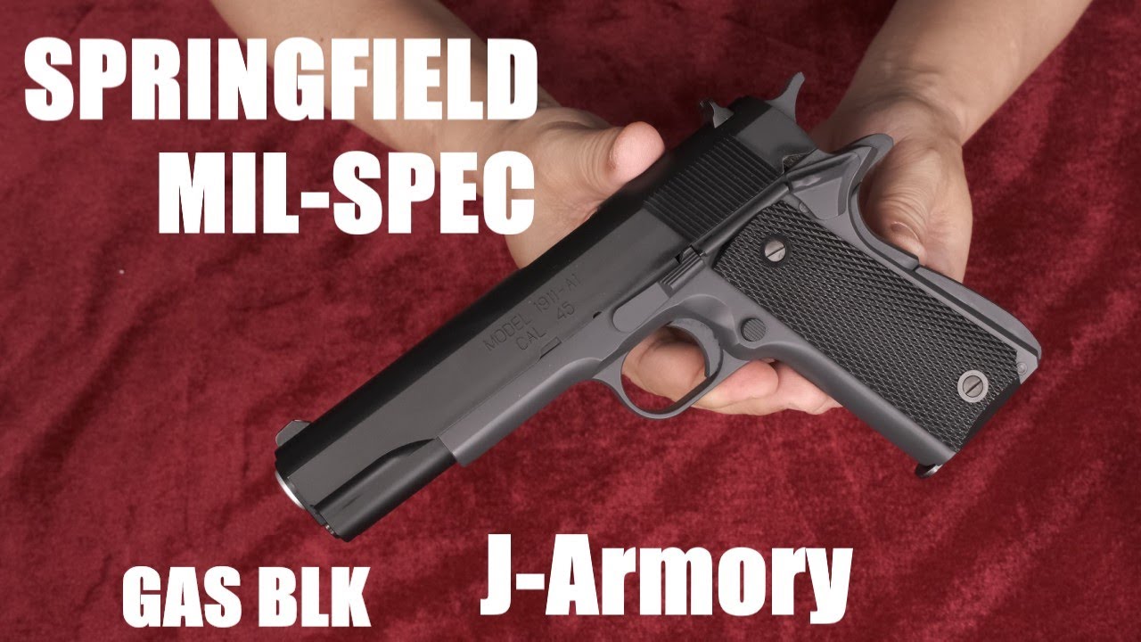 絶版・SPRINGFIELD MIL-SPEC マグナBLK / J-Armory - YouTube