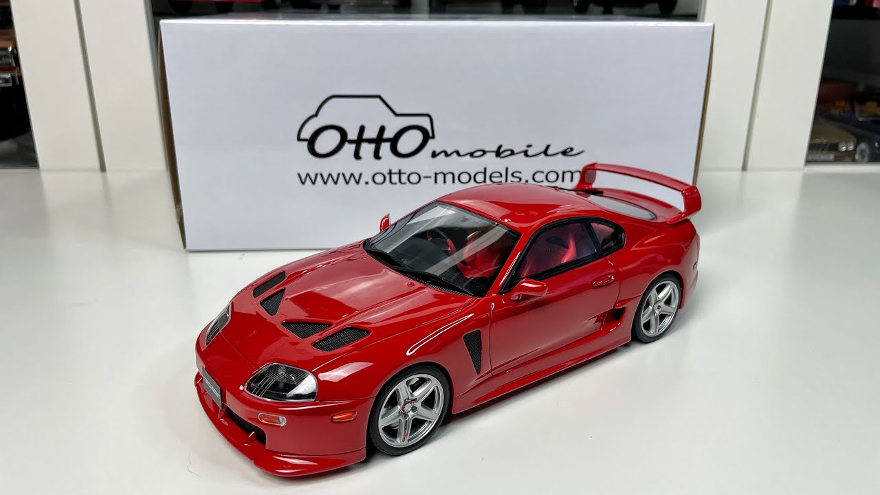 1:18 Toyota Supra mk4 3000 GT TRD - Ottomobile [Unboxing] - YouTube
