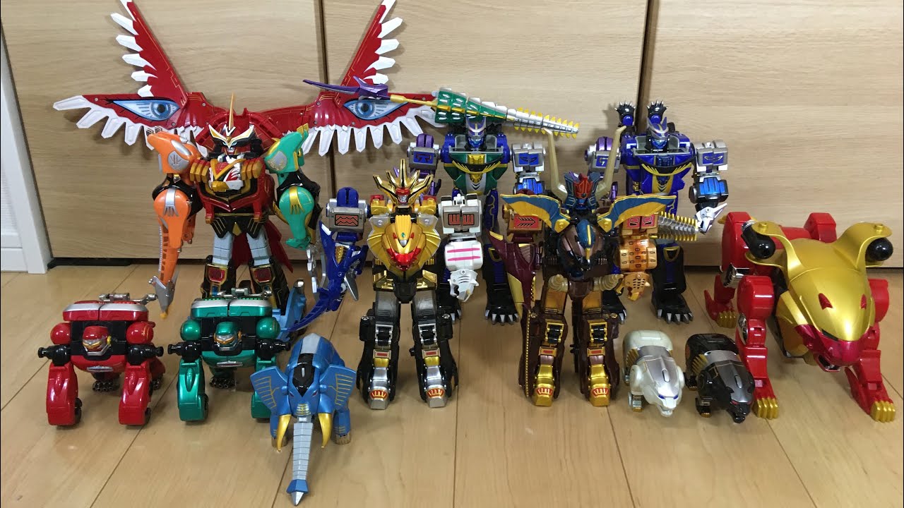 こんなにあるの⁉︎】ガオレンジャーのロボ合体動画集 - YouTube