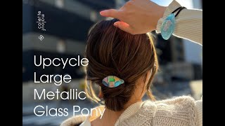 Upcycle Large Metallic Glass Pony – colettemaloufjapan