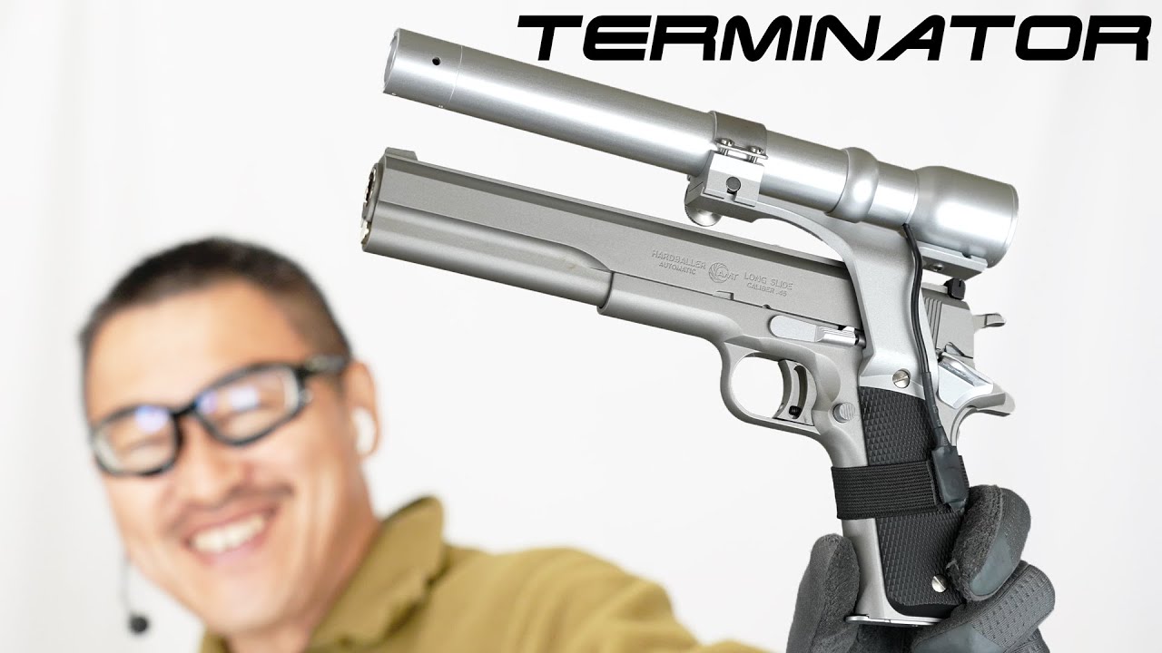 ターミネーター レーザーサイト付き WAハードボーラー ガスブロ