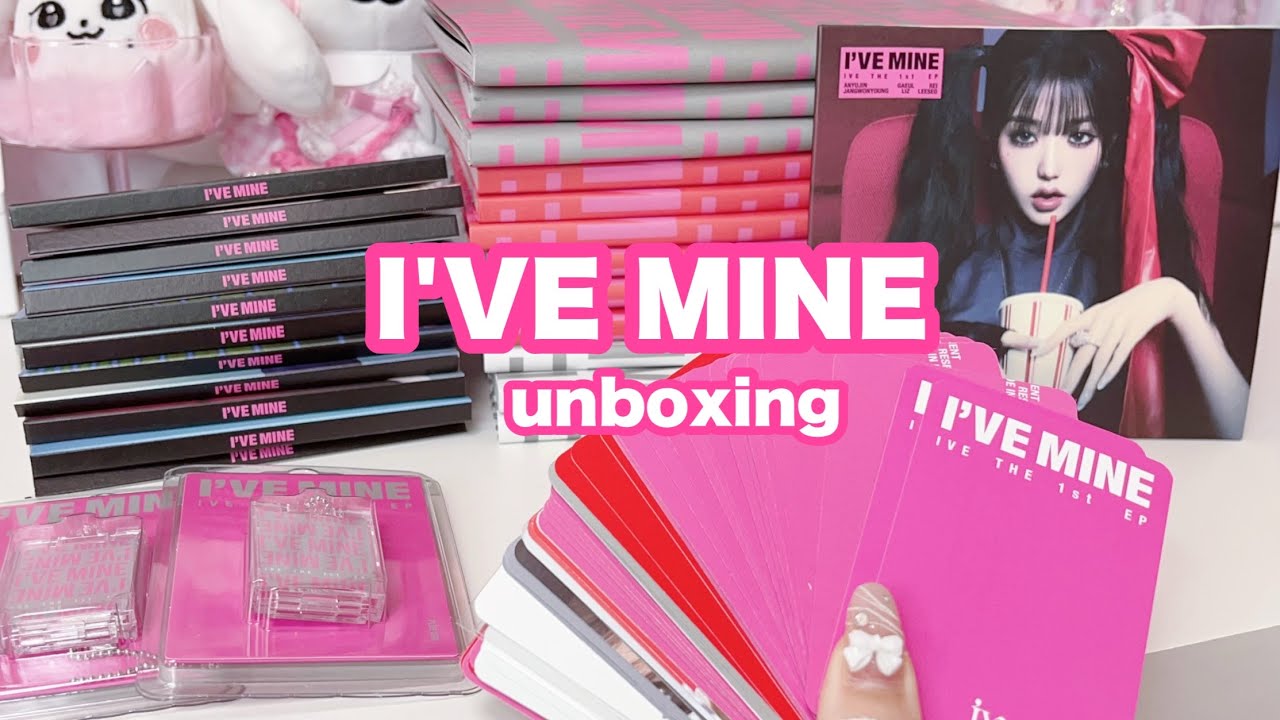 IVE開封】全形態開封🎀/I'vemine/開封動画/다이브로그/아이브원영/포카