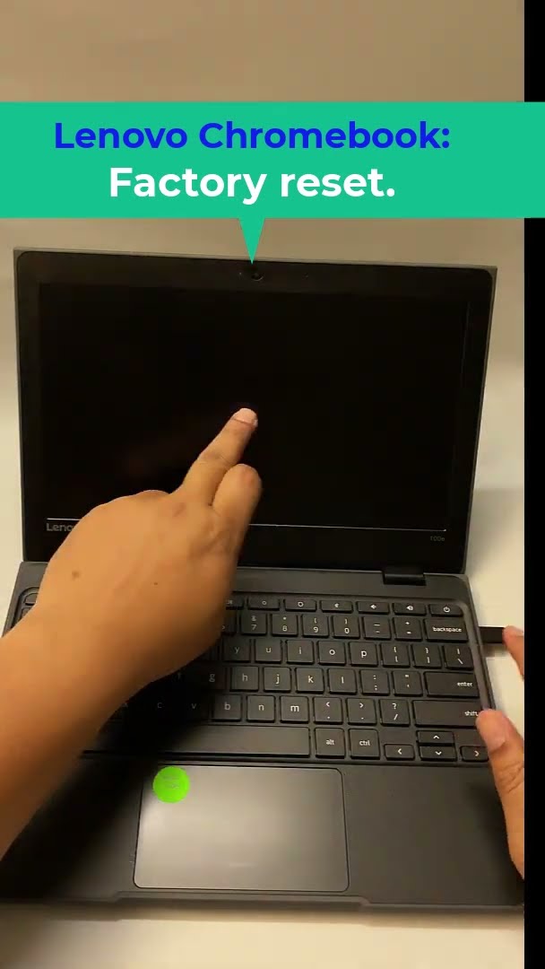 How to factory reset a Lenovo Chromebook. #chromebook - YouTube