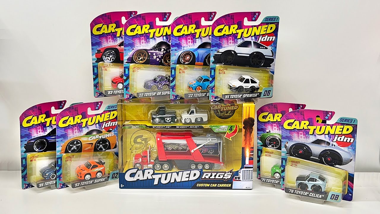 2025 Car Tuned JDM Series 1 w/vintage Toyotas & Car Tuned Rigs