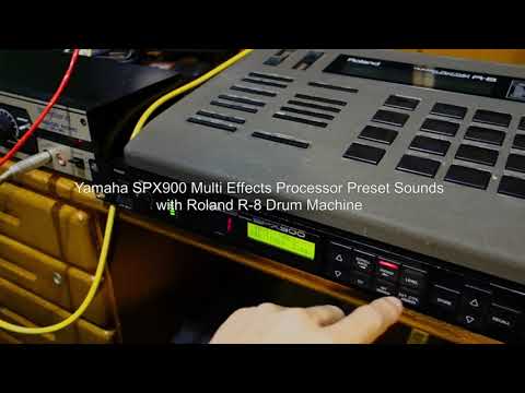 YAMAHA SPX900 Multi Effects Processor Preset Sounds - YouTube