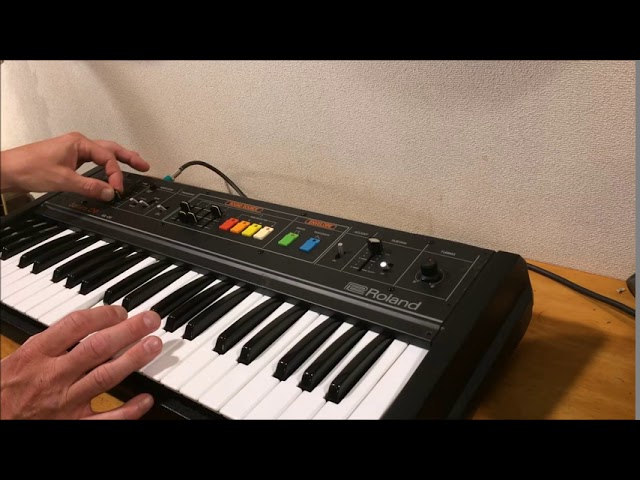Roland SA-09 demo from Vintage Audio Nagoya-showing functionality