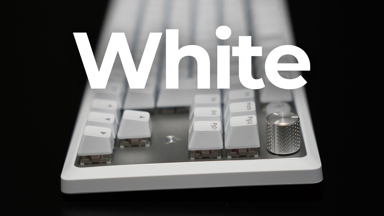 The favorite white Lapitori keyboard: CORSAIR K70 PRO TKL White