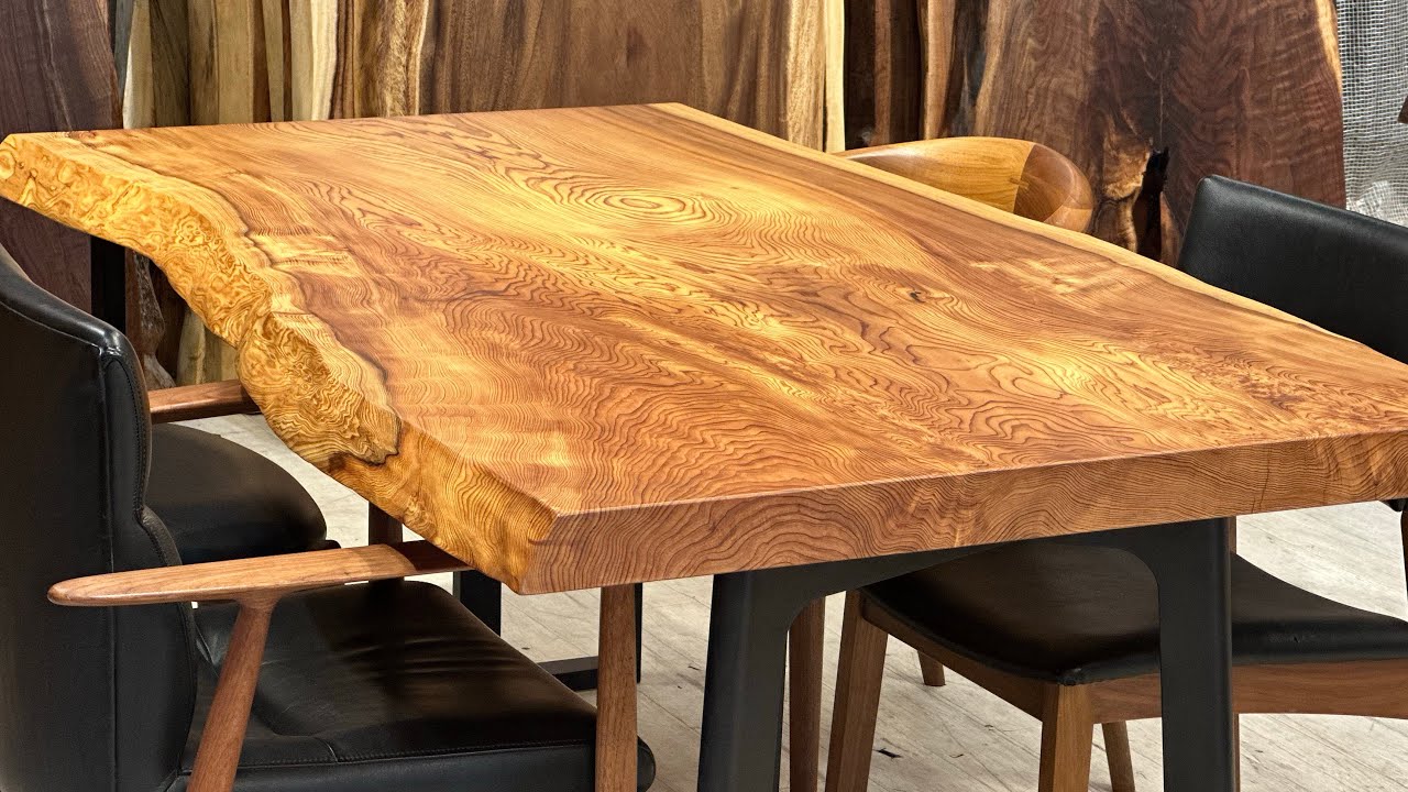 杉（スギ）一枚板 1640×800-930×60 262741 - YouTube