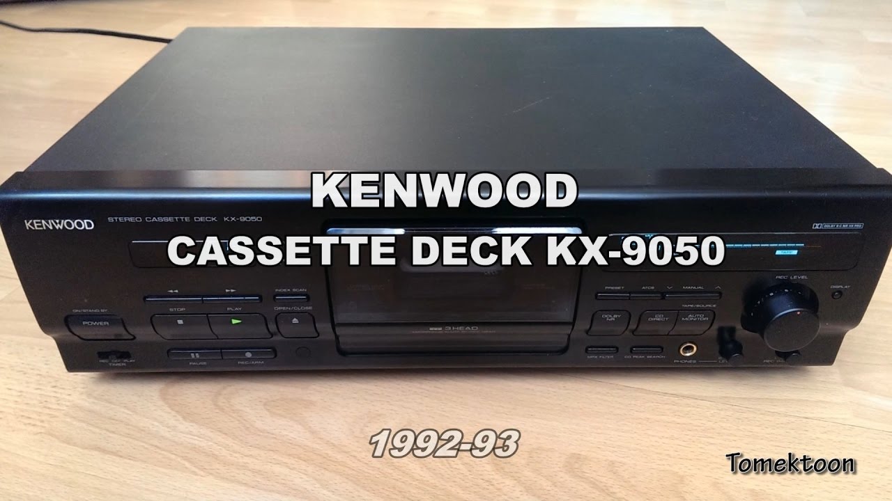 KENWOOD KX-9050 Cassette Deck teardown/inside (1992-93) - YouTube