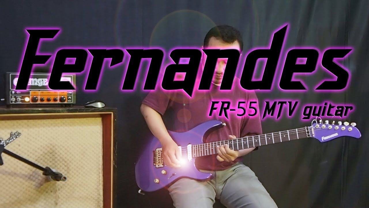 Fernandes FR-55 MTV guitar - YouTube
