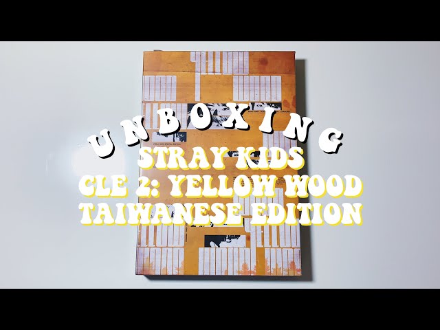 finally unboxing stray kids 스트레이 키즈 ❝cle 2: yellow wood