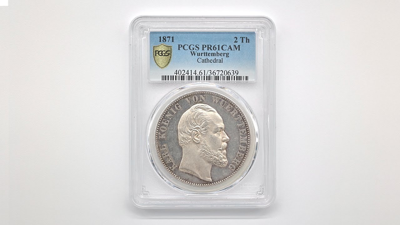 委託販売 1871 ドイツ ヴュルテンベルク王国 カール1世 ウルム大聖堂