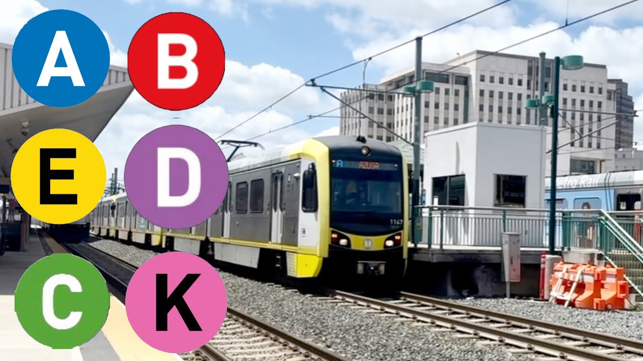 Los Angeles Metro Train Compilation - 2025 - All Lines - YouTube