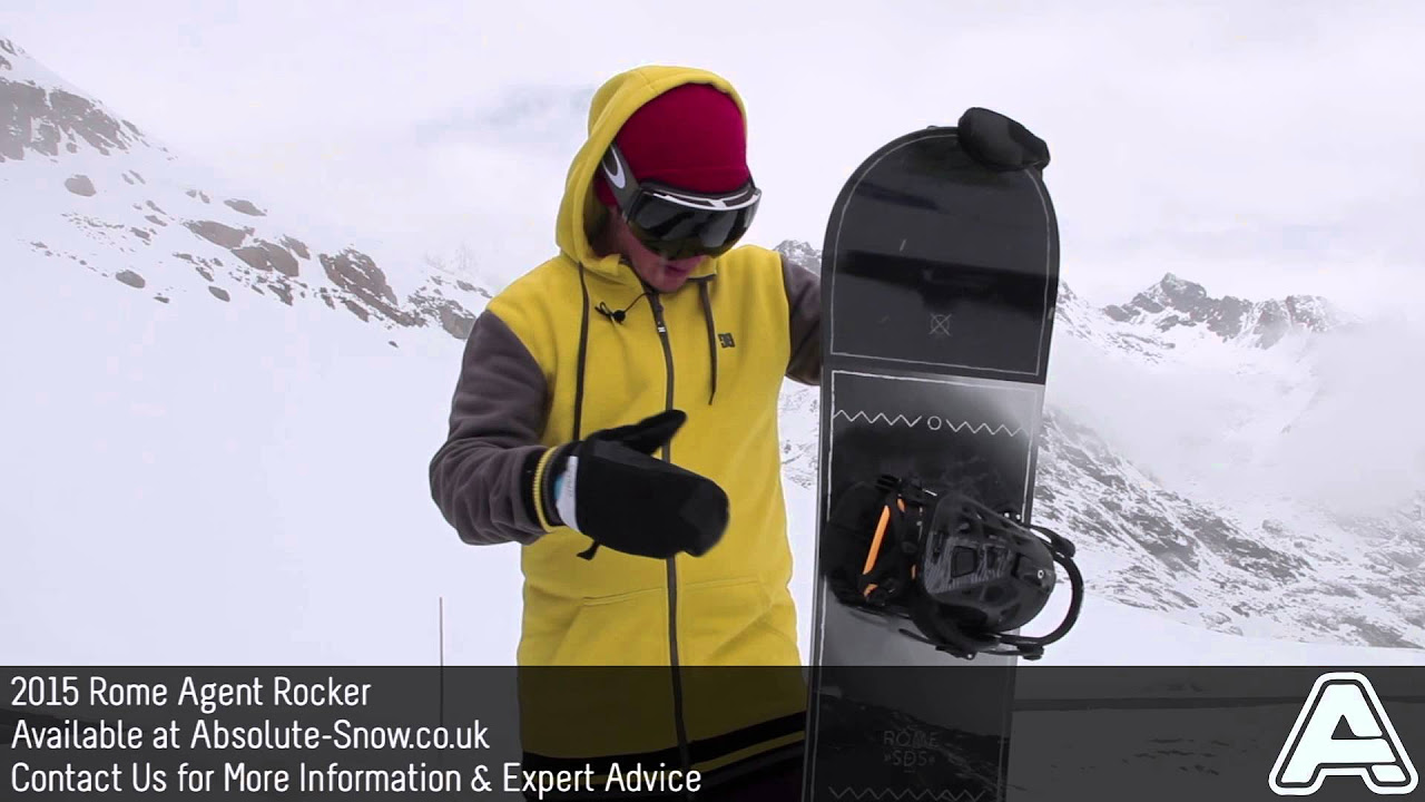 2014 / 2015 | Rome Agent Rocker Snowboard | Video Review - YouTube
