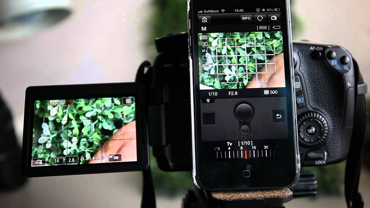 canon EOS 70D とスマホで遠隔操作・自撮り・その場でSNSにアップまで