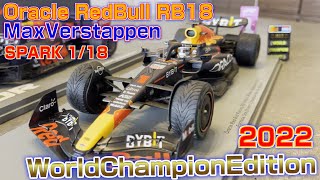 ミニカー】スパーク 1/18 Oracle RedBullRacing RB18 Winner Japanese