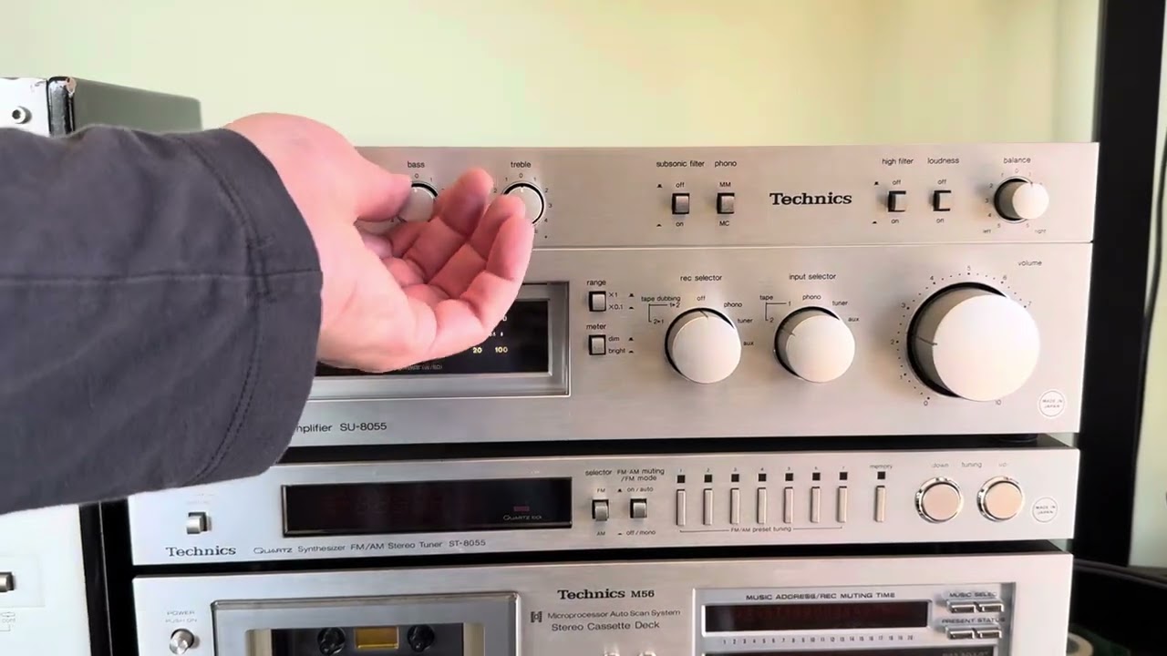 Vintage Technics Stereo Integrated DC Amplifier SU-8055‬