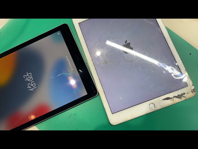 iPad Pro 2016 9.7 ガラス画面割れ修理 - YouTube
