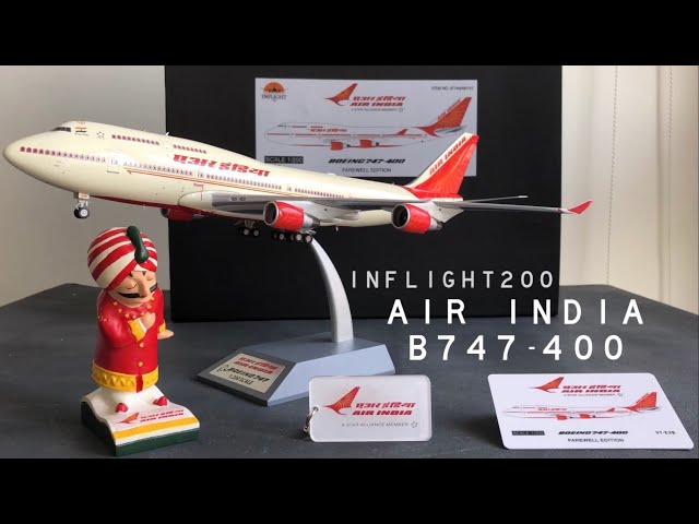 航空機・ヘリコプター Inflight200 Boeing 747-400 AIR INDIA 航空機