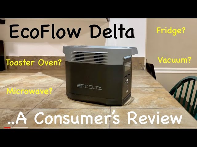 Ecoflow Delta Review - Testing common household appliances - YouTube